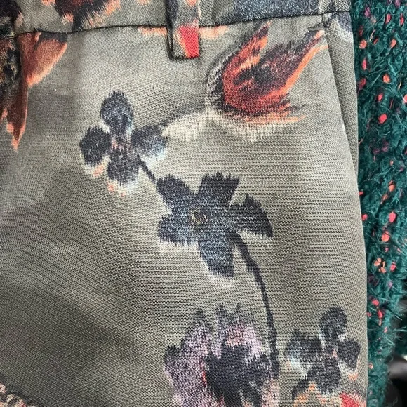 Scotch & Soda Green Floral Men's Chinos - Picture 3 of 5